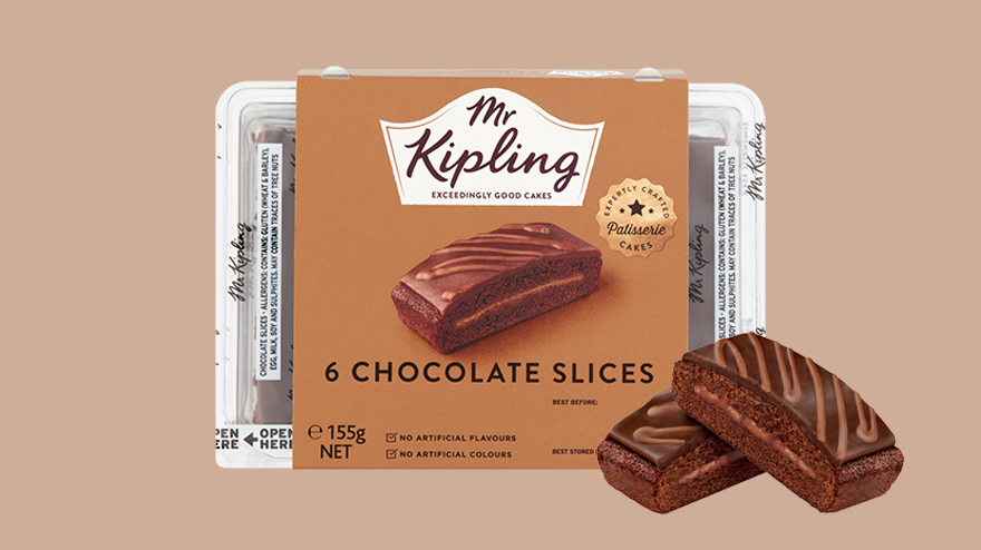 chocolate slice