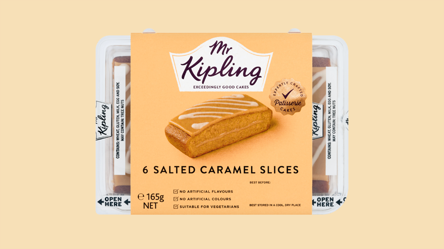 mr kipling caramel slices
