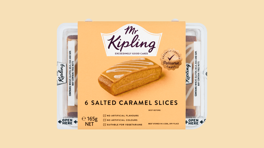 mr kipling caramel slices