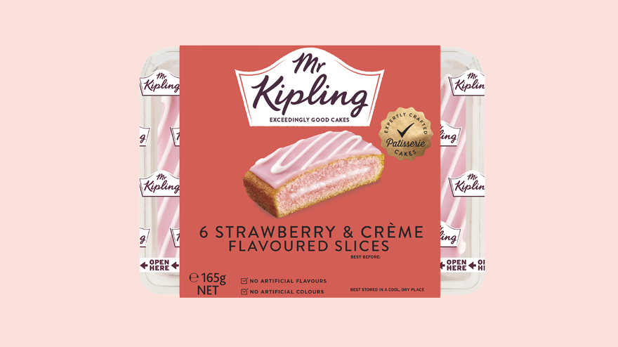 strawberry and creme slices